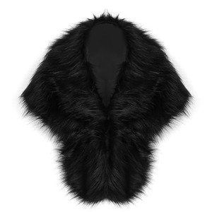 Châle de mariée pour <span class=keywords><strong>femme</strong></span>, cape de mariage chaude et respirante en fausse <span class=keywords><strong>fourrure</strong></span>, motif léopard élégant, longue étole d'hiver, écharpe enveloppante - Product Image 3