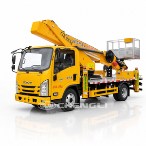 Iisuzu 28m High Reach Bucket Truck Light Duty Aerial Work Platform with 6 Section Telescopic Boom - Product Image 2