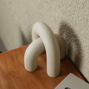 Wabi-Sabi stile moderno geometrico in ceramica mobile personalizzabile formato soggiorno <span class=keywords><strong>arte</strong></span> astratta Soft arredi - Product Image 3