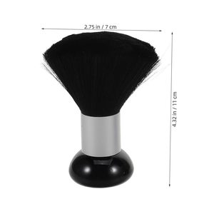 Cepillo plumero <span class=keywords><strong>de</strong></span> cuello <span class=keywords><strong>de</strong></span> peluquero <span class=keywords><strong>de</strong></span> cerdas suaves negras para hombres, herramienta <span class=keywords><strong>de</strong></span> limpieza <span class=keywords><strong>de</strong></span> corte <span class=keywords><strong>de</strong></span> pelo para peluquería y uso en salón - Product Image 2