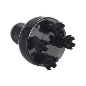 Masseur de tête léger et silencieux en ABS + silicone, respectueux de l'environnement, avec lumière rouge pour la relaxation du corps - Product Image 3