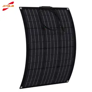 60 Вт 18 в черный ETFE монокристаллический кремний Зеленый энергия полугибкая солнечная электрическая панель Зарядка для системы хранения энергии