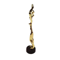 Escultura de Arte Abstracto, Estatua de Mujer Desnuda Antigua de Latón, Figura de Mujer Desnuda para Regalos Corporativos