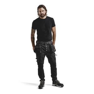 BLAKLADER - 199911419900C60 Pantalon Craftsman Stretch X1900 Noir-PANTALON DE TRAVAIL EAN 7330509493304 PANTALON DE TRAVAIL CARGO - Product Image 3