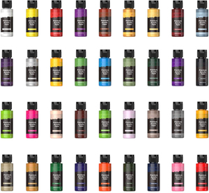 Set de Pintura Acrílica de 60 ml, Vibrante Set de 48 <span class=keywords><strong>Colores</strong></span> de Pintura Acrílica <span class=keywords><strong>para</strong></span> Niños, Artistas, Manualidades en Lienzo, Pintura en <span class=keywords><strong>Madera</strong></span> - Product Image 3