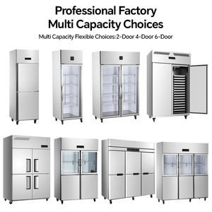 Grande capacità 1260L commerciale 6 porte ventola di raffreddamento frigo funzionamento silenzioso facile pulito in <span class=keywords><strong>acciaio</strong></span> inox <span class=keywords><strong>frigorifero</strong></span> per cucine - Product Image 2