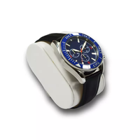 Montre originale pour hommes, boîtier en céramique, lunette de 40mm, ETA 7750, bracelet en cuir, livraison gratuite