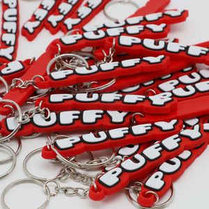 Porte-clés en PVC souple personnalisé, écologique, tendance, avec lettres, pour cadeaux promotionnels et souvenirs, vente en gros - Product Image 3