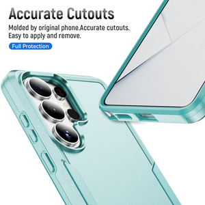 כיסוי טלפון <span class=keywords><strong>TPU</strong></span> PC 2 ב-1 לסמסונג גלקסי S26 אולטרה S25 אדג' S23 S24 FE S22+ S21 פלוס, כיסוי אחורי נגד זעזועים - Product Image 5