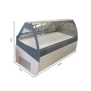 Refrigerador de Exhibición de <span class=keywords><strong>Triple</strong></span> Puerta y Doble Temperatura para Supermercados y Restaurantes, Vitrina Refrigerada con Puerta de Vidrio - Product Image 2
