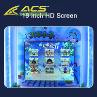 Machine de tir d'arcade à monnayeur pour enfants ACS Games avec Wi-Fi, garantie 1 an, en plastique, pour un joueur, avec éjecteur d'eau