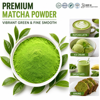 Poudre de thé Matcha naturelle antioxydante 800 Mesh, directement de l'usine, riche en saveur de haricot vert, arrière-goût sucré, échantillon gratuit de Matcha