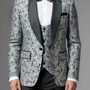 Trajes de Negocios para Hombre de Corte Elegante, Diseños Personalizados de Pantalones y Chaquetas, Estilo Italiano, Antiarrugas, Transpirables, para la Vida Casual - Product Image 3