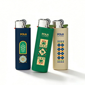 Briquet à gaz coloré personnalisé pour chicha - MOQ 200K Briquets jetables en gros Usine OEM - Product Image 1