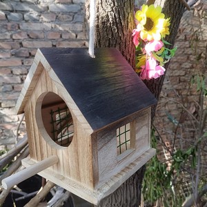 Green Campus Environmental Protection Outdoor Rainproof Breeding Box Parrot Bird Nest Warm Hatching Custom Beautiful - Product Image 5