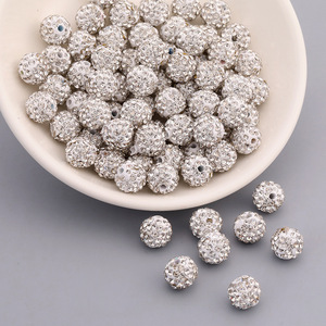 Nhà Máy Bán Hàng Trực Tiếp 4Mm 6Mm 8Mm 10Mm Rhinestone Hạt Đất Sét Pha Lê Pave Rhinestone Hạt - Product Image 5