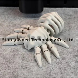 Juguete de Esqueleto de Araña de Plástico Impreso en 3D con Articulaciones Móviles, Regalo Creativo de Halloween para Decoraciones de Fiestas Infantiles - Product Image 6