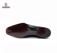 Chaussures Derby Alligator Retro Couleur frottée Goodyear Fashion Alligator Semelle extérieure en cuir véritable Pointed Height Increasing Piano