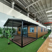 Casa Contenedor de Acero Prefabricada Expandible, Casa Móvil, Oficina, Cocina, Dormitorios, Edificio Impermeable