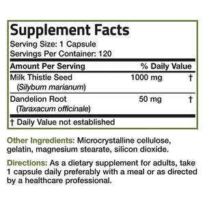 Cápsulas de Cardo Mariano Personalizadas, Complejo de Cardo Mariano para un Apoyo Integral del Hígado y los Riñones, 120 Cápsulas - Product Image 3