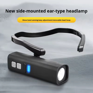 Lampe frontale d'extérieur à induction par mouvement, super lumineuse, indice IP65, longue autonomie, éclairage puissant, pour alpinisme et pêche - Product Image 5