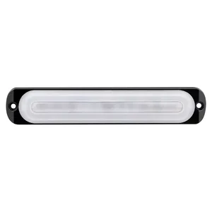 12-24V 12 LED Siêu-Mỏng Strobe Xe Ánh Sáng Xe Tải Lắp Ráp Cảnh Báo Nhấp Nháy Đèn Xe Tải Bên Dấu Hiệu trailer Đèn