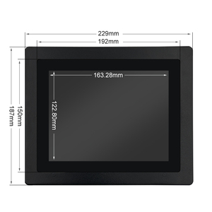 Pantalla LCD Industrial TFT de 8 Pulgadas, 1024x768, <span class=keywords><strong>4</strong></span>:3, IPS HD, VGA, USB, BNC, Táctil Capacitiva, Marco Metálico, Nueva - Product Image 2