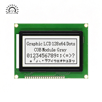 Módulo LCD LCM JXDC 12864B, Pantalla Gráfica de 128x64, ST7920, Biblioteca de Fuentes Chinas Integrada, Interfaz de Trabajo Serial y Paralela