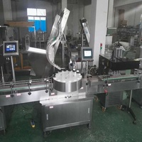 JIANFENG Capsuleuse à vis automatique pour petites bouteilles de boissons en verre Shampoing Sprays pour bouteilles rondes Machines de capsulage