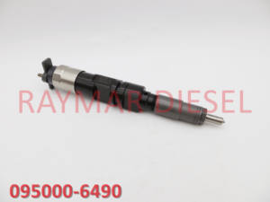Iniettore di carburante Diesel Common Rail originale 095000-6490 per John D 6068 e 4045 RE529118, RE546781, RE524382, SE501926 - Product Image 2