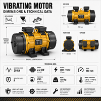 Avec roulements importés pour l'industrie minière Charge lourde Composant essentiel durable pour macd'excitateur de vibrations