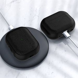 Coque de protection antichoc en cuir grainé TPU pour AirPods 4, compatible AirPods <span class=keywords><strong>Pro</strong></span> 2, avec sangle et porte-clés – Vente Flash - Product Image 5