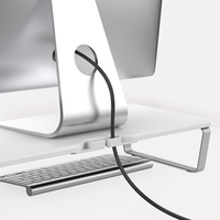 Nouvelles Idées de Produits Organisateur en Bois Support de Rangement Support de Moniteur en Maille de Fer Double pour Étude à Domicile Dortoir Bureaux