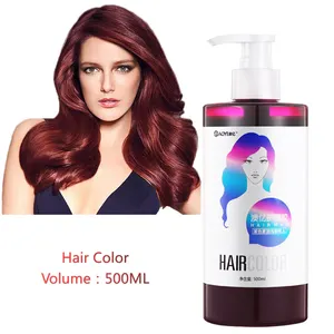 Factory Hot Sale Semi permanente Haarfarben-Farb creme für den Schönheits salon Schützen Sie die Haarfarben creme mit mehr als 15 Farben
