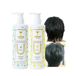 Shampoo e balsamo naturali a marchio privato con shampoo all'olio di argan per la cura dei capelli all'ingrosso