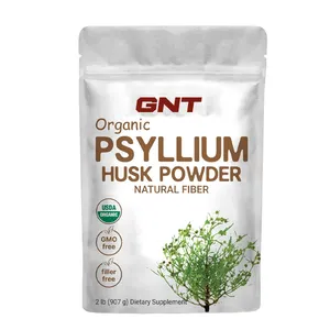 GNT Supply Psyllium Husk Polvo Fibra dietética orgánica