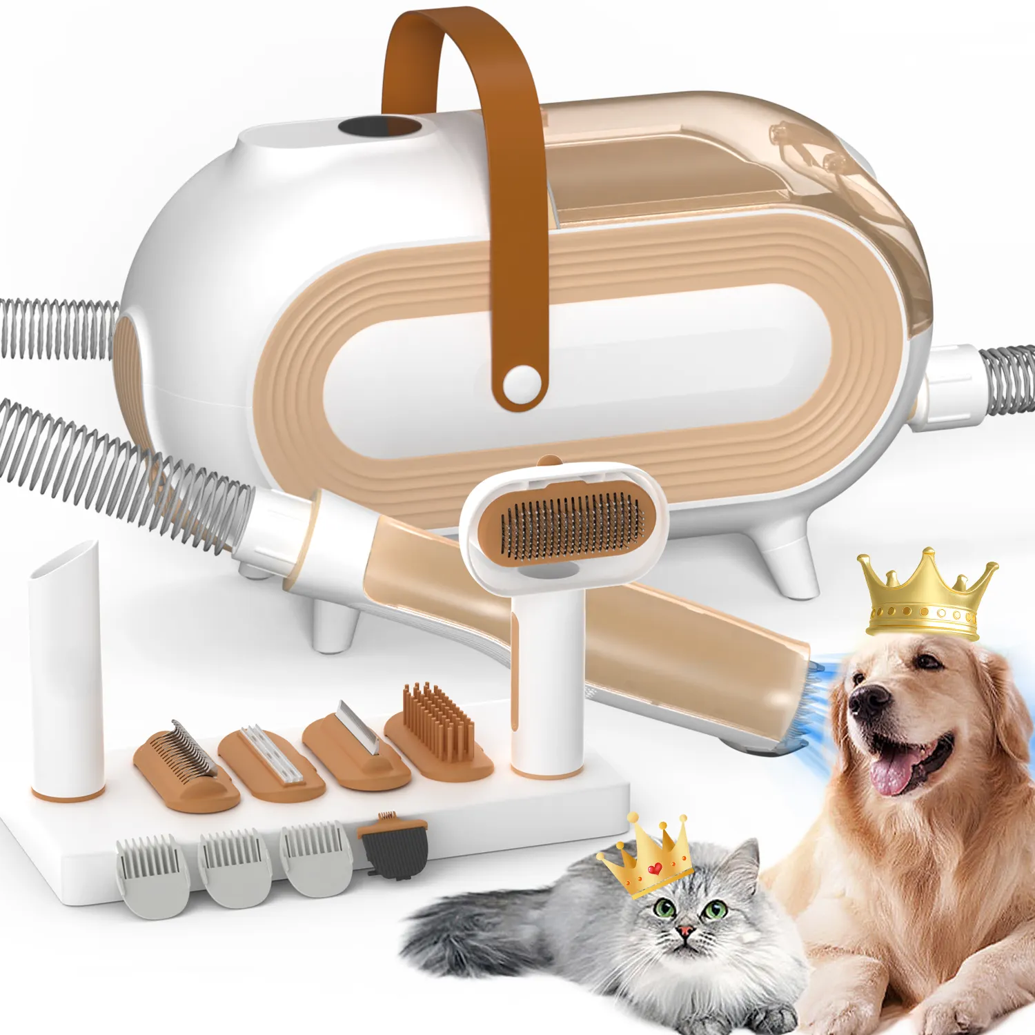 Tondeuses à cheveux électriques multifonctions professionnelles pour animaux de compagnie tondeuse pour chien épilateur pour chat aspirateur pour animaux kit de toilettage