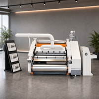 Machine à onduler automatique à grande vitesse pour la production de carton ondulé simple face, équipement motorisé pour usine de carton