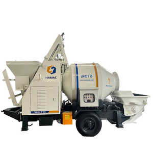 Mezcladora de Concreto Móvil Diésel Más Popular con Bomba en Venta, Descarga Manual, Motor como Componente Principal - Product Image 1