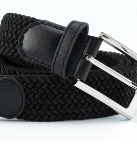 <span class=keywords><strong>Ceinture</strong></span> de sangle en Polyester tricotée pour hommes, élastique tressé, unisexe, extensible, tissé, de haute qualité, 2501 - Product Image 2