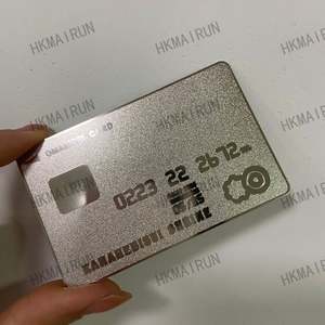 Usine fournissant des cartes de visite professionnelles de luxe en métal noir et or personnalisées - Product Image 2