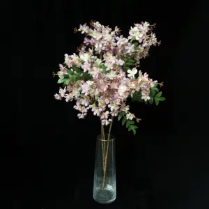 T-YHH 도매 실크 꽃 인공 로비니아 pseudoacacia 꽃 장식 탑 홈 웨딩 샤워 파티 장식