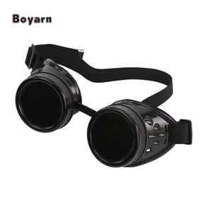 Boyarn 안전 태양열 관찰 안경 눈 보호를위한 Steampunk 일식 안경 유해한 빛으로 직접 태양 관측 - Product Image 6
