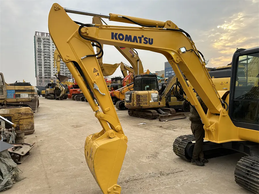 Komatsu mesin Excavator PC56, peralatan berat Mini Backhoe 5.6ton