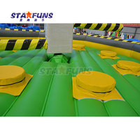 Jeux mécaniques gonflables à prix avantageux pour adultes et enfants, jeu de défis Meltdown, jeu d'obstacles gonflable, jeu debout gonflable