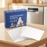 Feuilles de savon pour lave-vaisselle à base de plantes, marque privée, écologiques, biodégradables, bandes de détergent pour la vaisselle