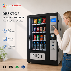 Mini distributeur automatique JFP, petit distributeur automatique intelligent de collations et de boissons, écran tactile, paiement multi-mode, <span class=keywords><strong>24h</strong></span>/24 - Product Image 4
