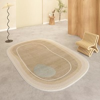 Tapis moderne au design simple, motif dessiné, 5x7, lavable, antidérapant, à carreaux, en laine douce, tapis de sol personnalisé