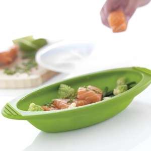 Cuiseur vapeur en silicone sans BPA pour micro-ondes - Product Image 5