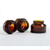 Bouteille de crème en verre 50ml couvercle en plastique bouteille d'emballage cosmétique 30ml pot d'épaule incliné